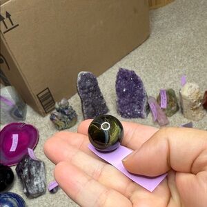 Blue Tigers Eye Sphere Crystal
